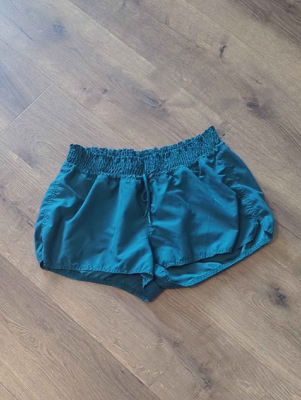 Old Navy Teal Smocked Waist Swim Coverup Shorts